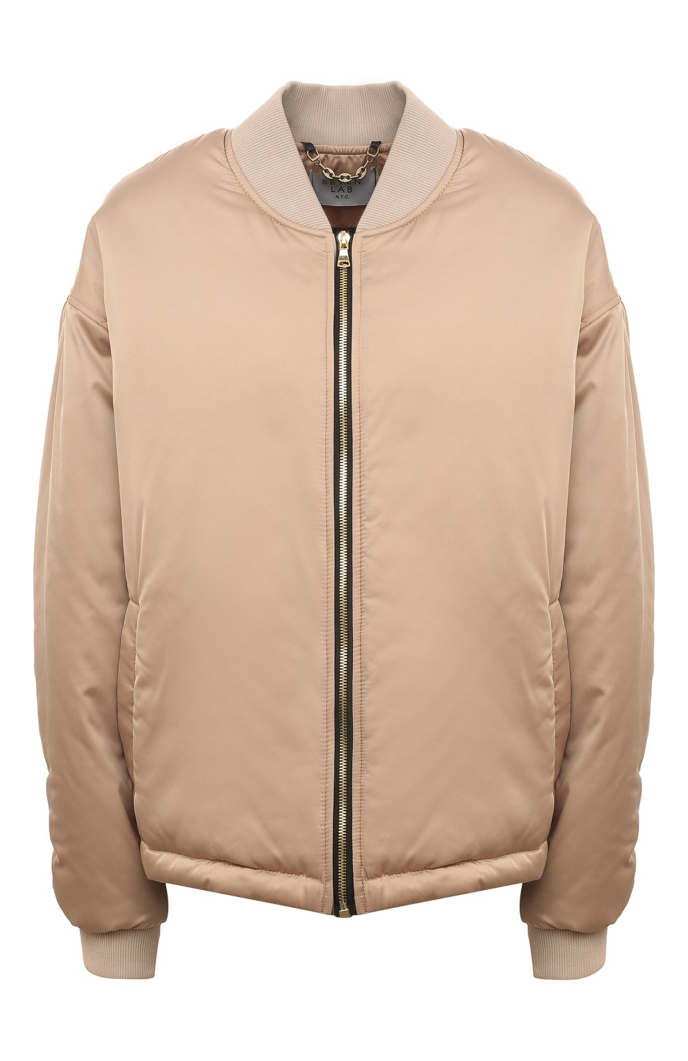 Бомбер SEVEN LAB золотого цвета по цене 33180 руб., арт. SCN.15.620.322, фото 1 Бомбер SEVEN LAB, арт. SCN.15.620.322, фото 1