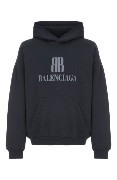 Мужской хлопковое худи BALENCIAGA, арт. 767877/TSV03