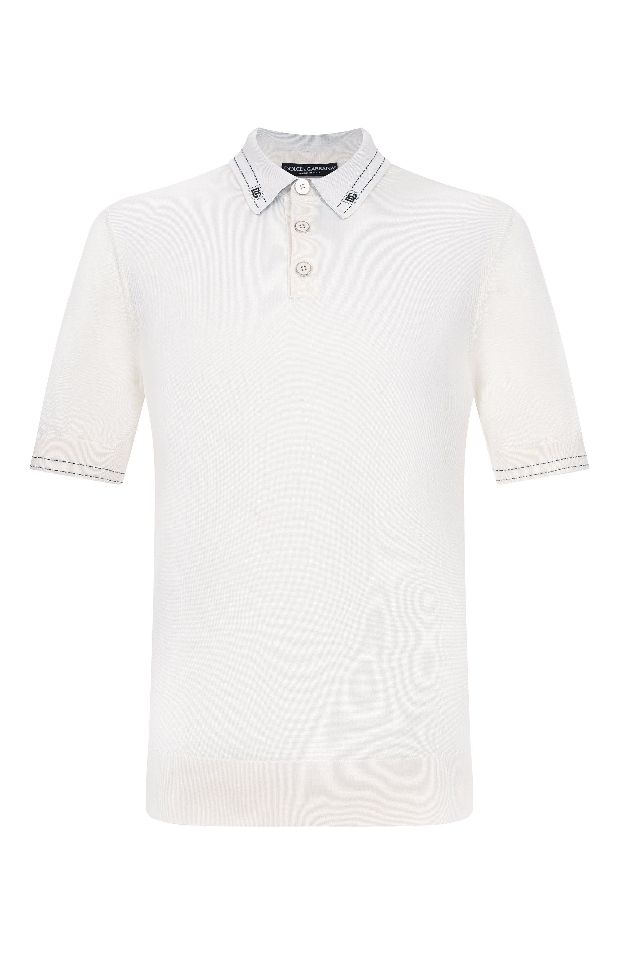 Шелковое поло DOLCE & GABBANA, арт. GXZ02T/JBS0I, фото 1