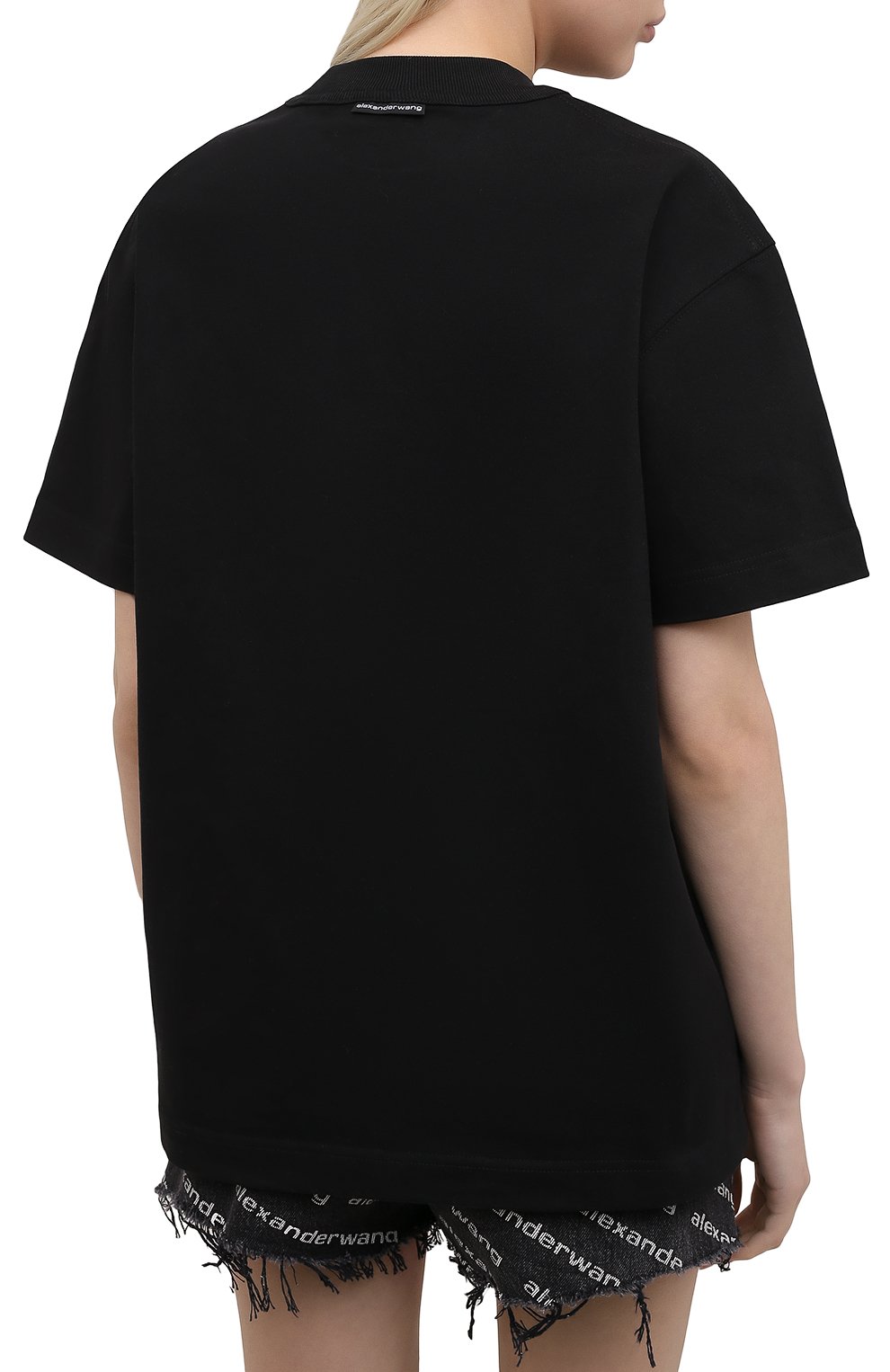 Хлопковая футболка ALEXANDER WANG, арт. UCC1211344, фото 4