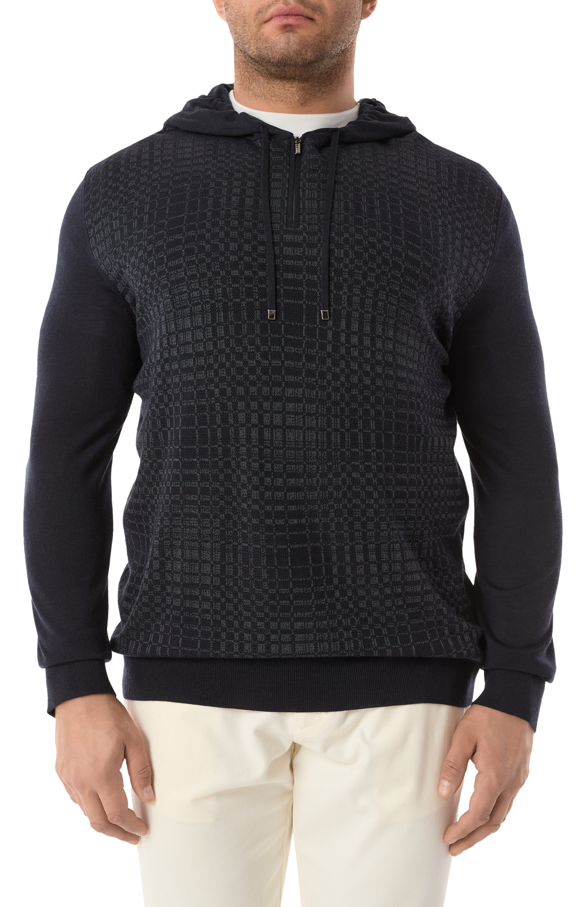 Худи из шерсти и шелка ZILLI, арт. KH0001M0230VRAD00/62, фото 3