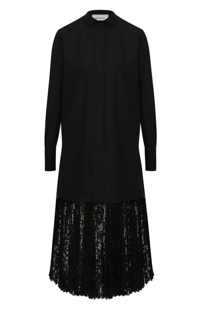 Женское хлопковое платье VALENTINO, арт. SB3VA10E3NQ