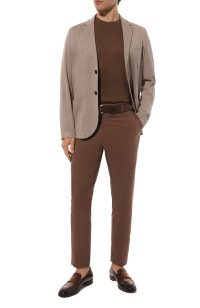 Брюки из хлопка и лиоцелла ANDREA CAMPAGNA, арт. GL0BE GD, фото 2