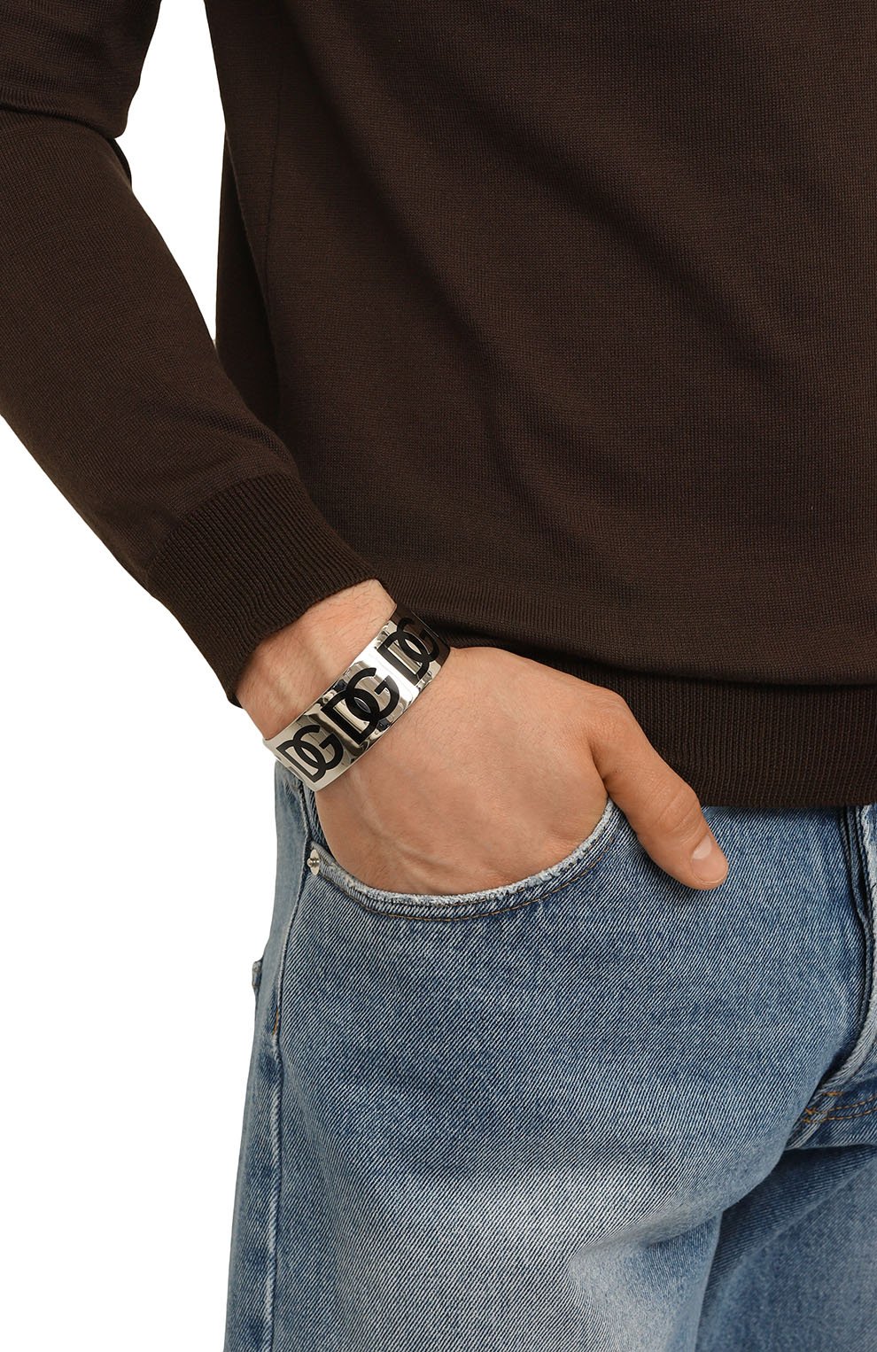 Браслет DOLCE & GABBANA серебряного цвета по цене 79950 руб., арт. WBP3L2 W1111, фото 2 Браслет DOLCE & GABBANA, арт. WBP3L2 W1111, фото 2