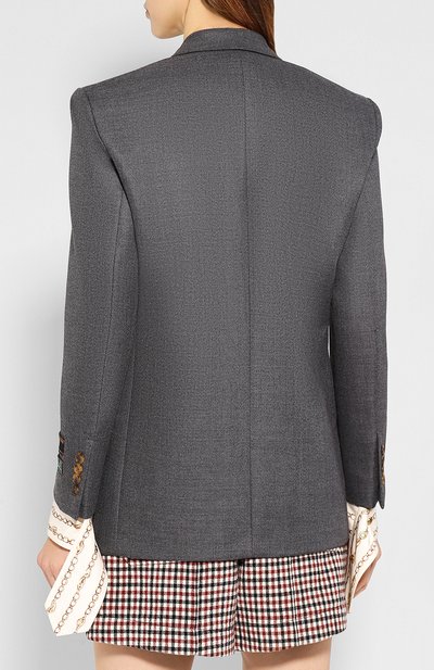 Шерстяной жакет GUCCI, арт. 595758/ZAC0N, фото 4