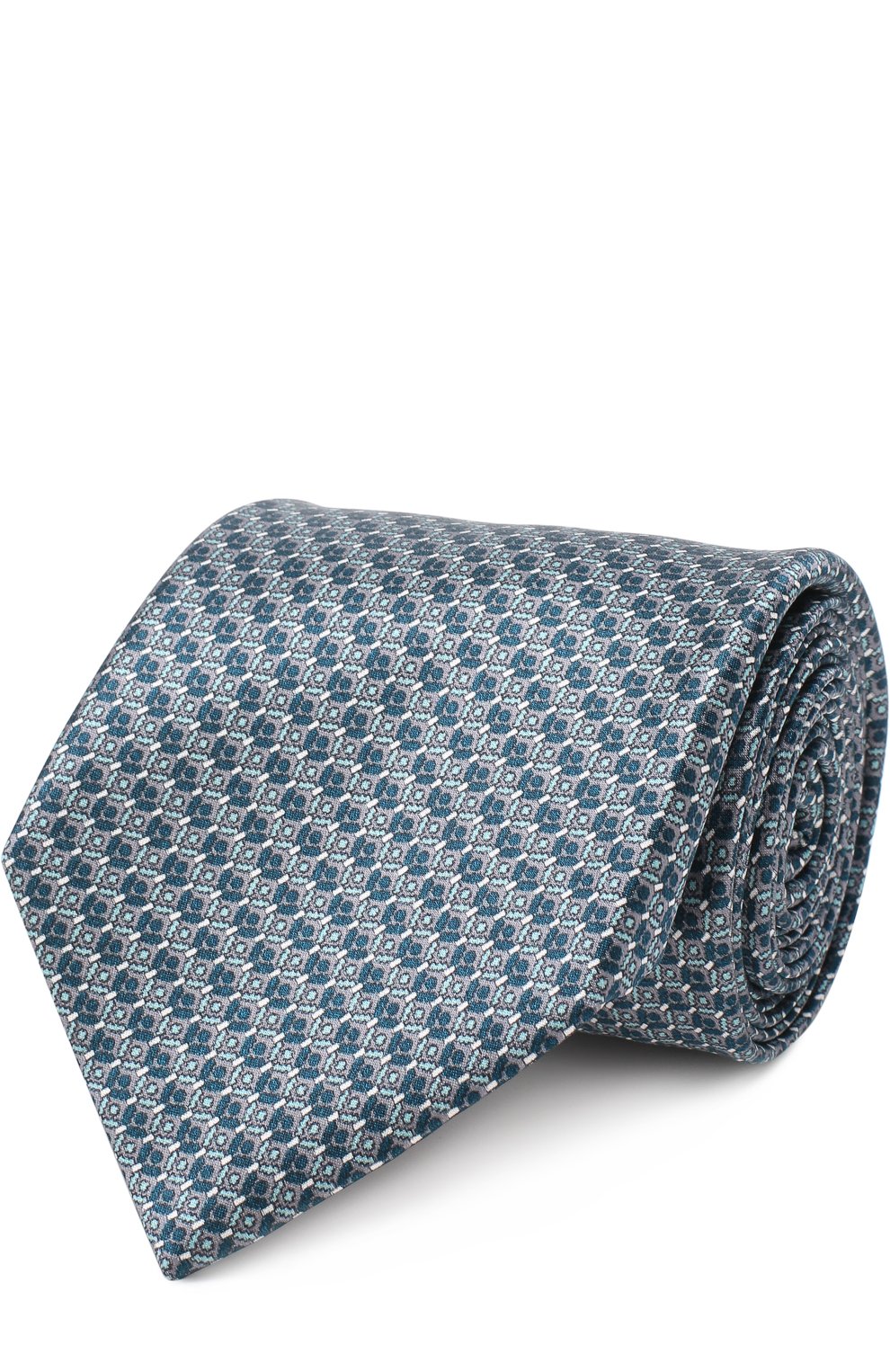 Шелковый галстук с узором BRIONI, арт. 061E00/07488, фото 1
