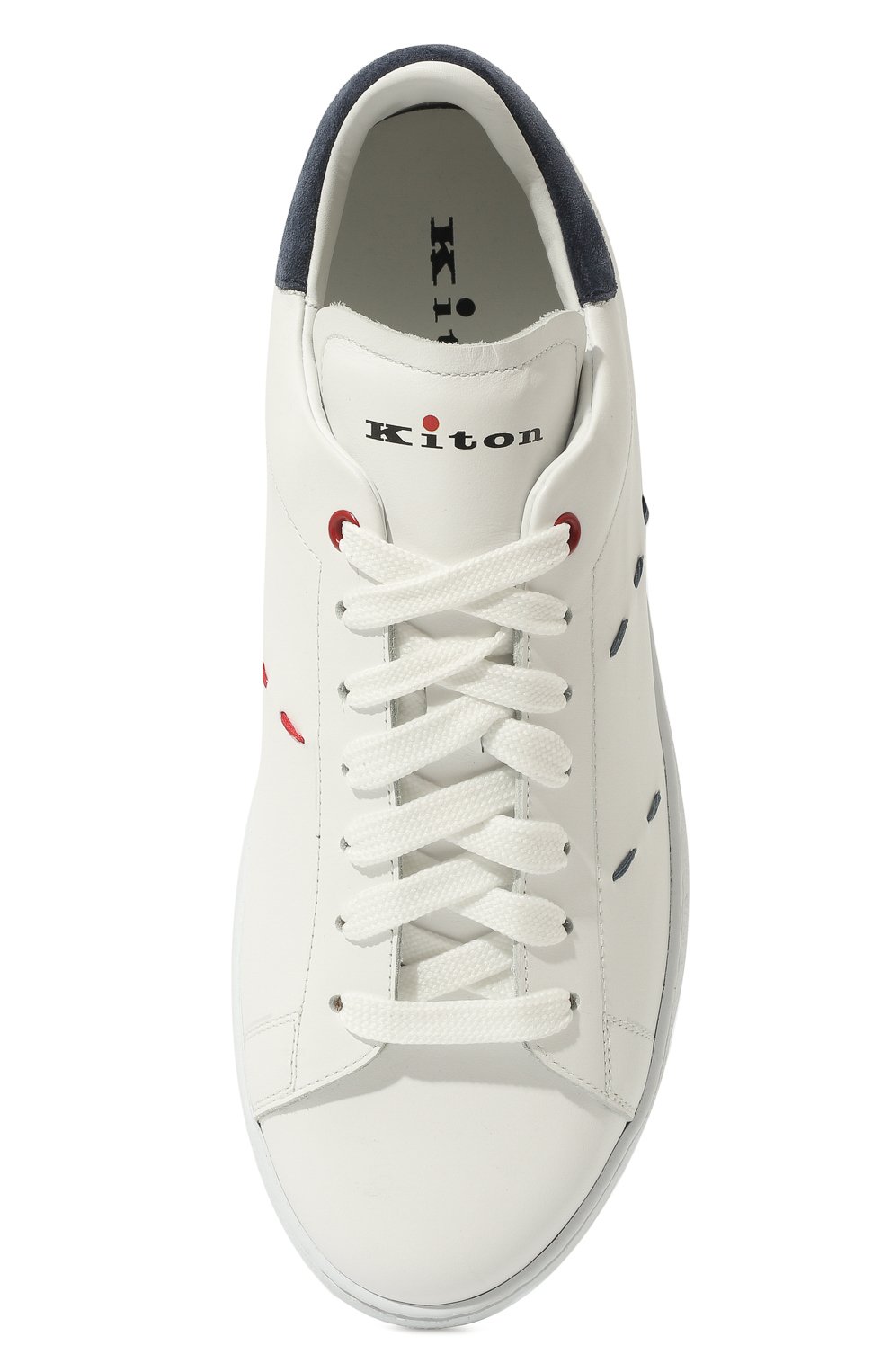 Кожаные кеды KITON, арт. USSN001X0716A, фото 6
