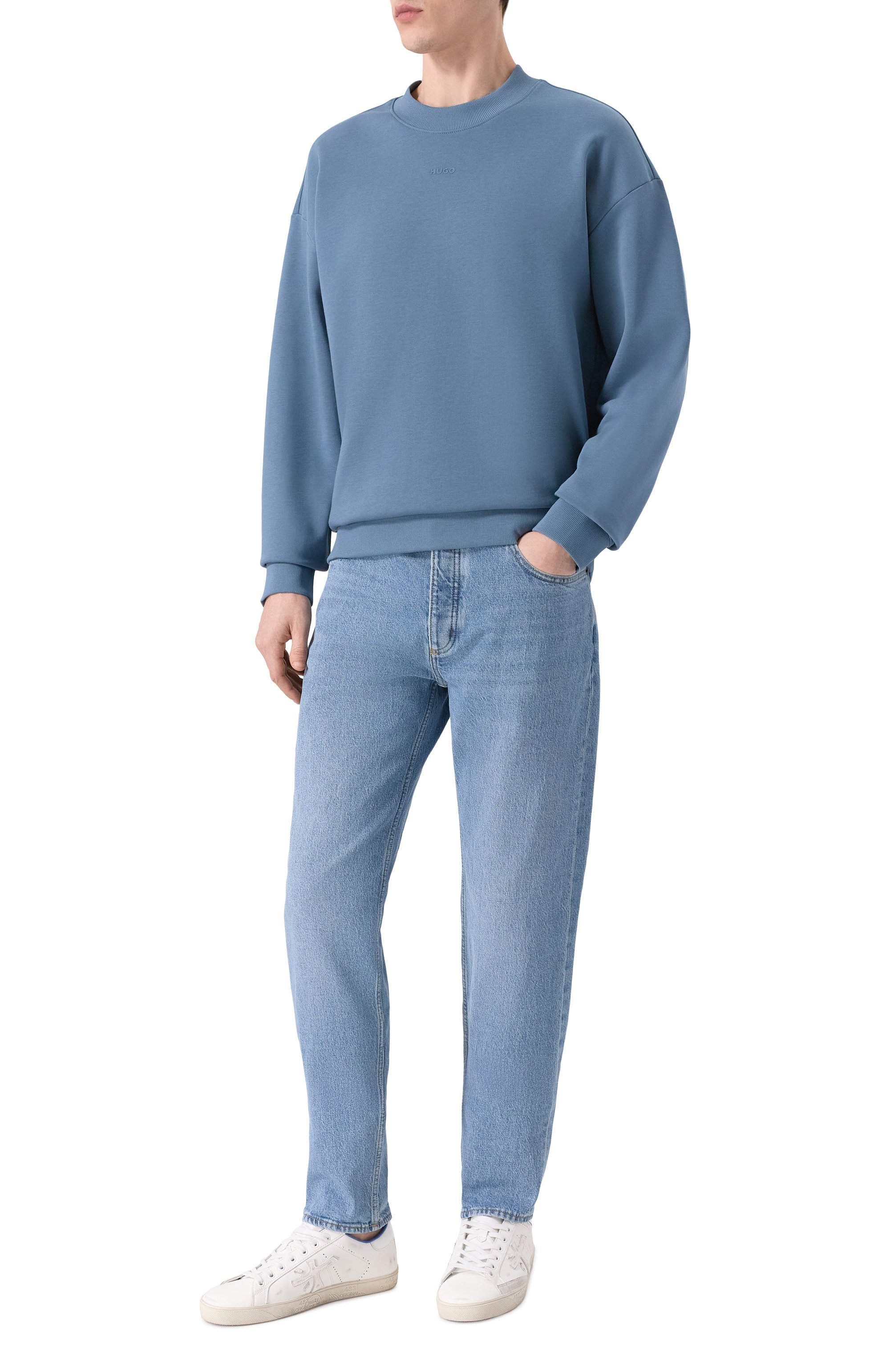 Хлопковый свитшот HUGO, арт. 50525892, фото 2