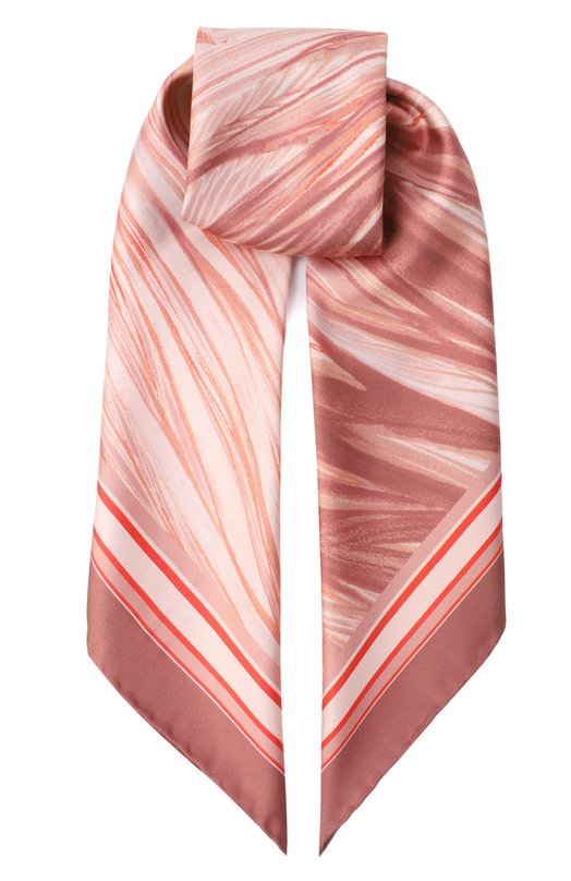 Шелковый платок Kiton D53754K0953H19 Розовый D53754K0953H19