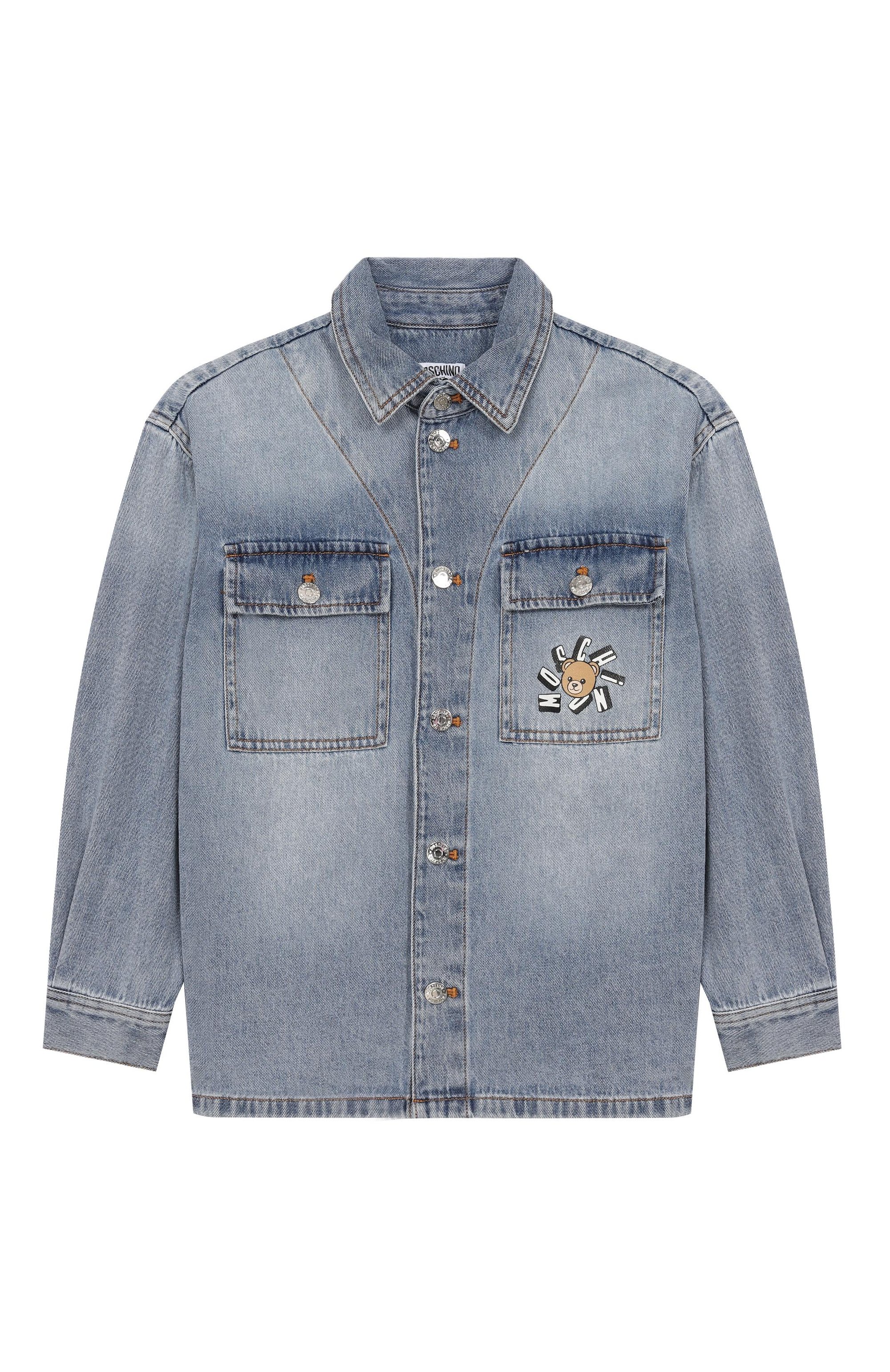Джинсовая рубашка MOSCHINO, арт. HUC01V/L0E44_001, фото 1