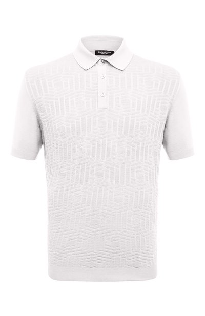 Мужская поло из шелка и хлопка STEFANO RICCI, арт. K818062P13/F23289