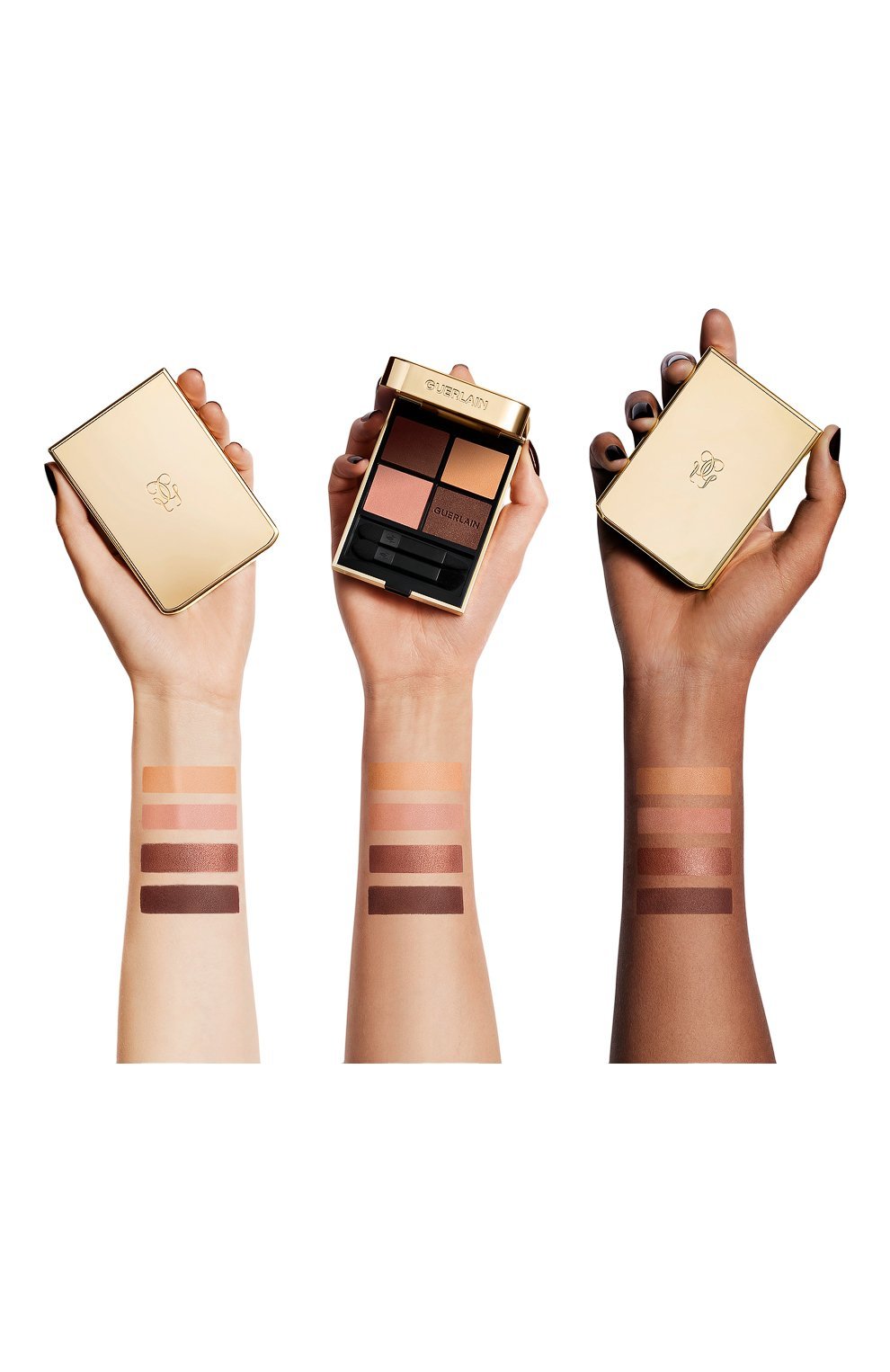 Тени для век ombres g, оттенок 258 дикий нюд (4x1.5g) GUERLAIN цвета по цене 8000 руб., арт. G043963, фото 4 Тени для век ombres g, оттенок 258 дикий нюд (4x1.5g) GUERLAIN, арт. G043963, фото 4