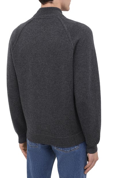 Кардиган из шерсти и кашемира BURBERRY серого цвета по цене 149500 руб., арт. 8033532, фото 4 Кардиган из шерсти и кашемира BURBERRY, арт. 8033532, фото 4