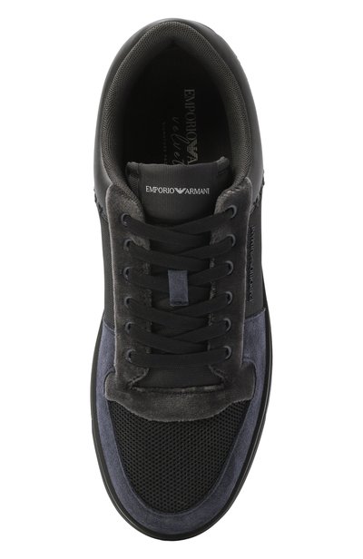 Комбинированные кеды EMPORIO ARMANI, арт. EM005293/AF23155, фото 5