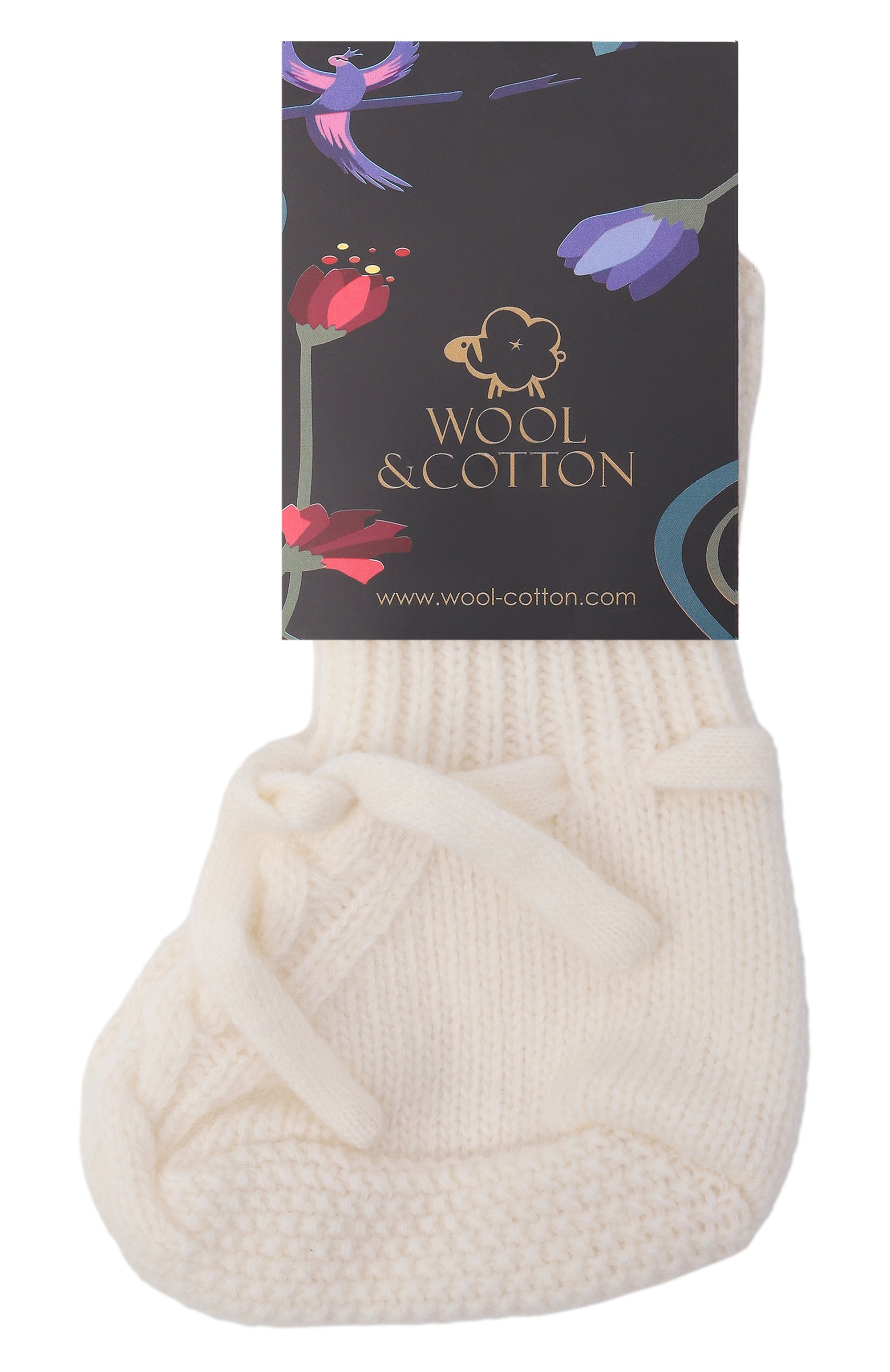 Шерстяные пинетки WOOL AND COTTON, арт. VMLPA-001, фото 1