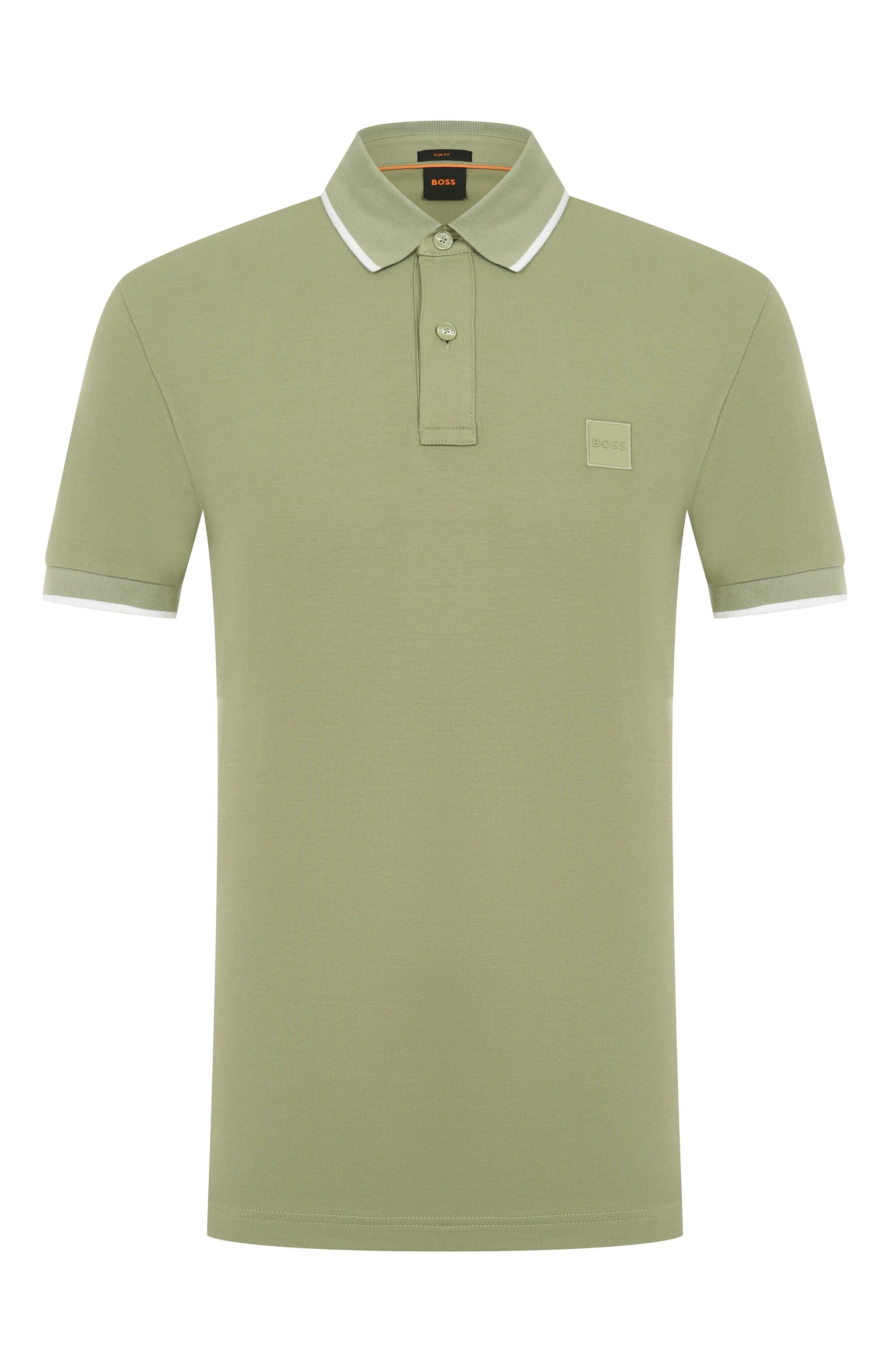 Хлопковое поло BOSS ORANGE, арт. 50507699, фото 1