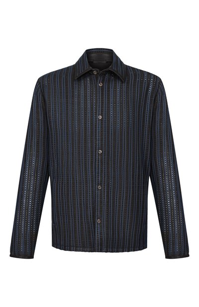 Мужская кожаная рубашка MVST, арт. M26.2PM.L903/LEATHER_001