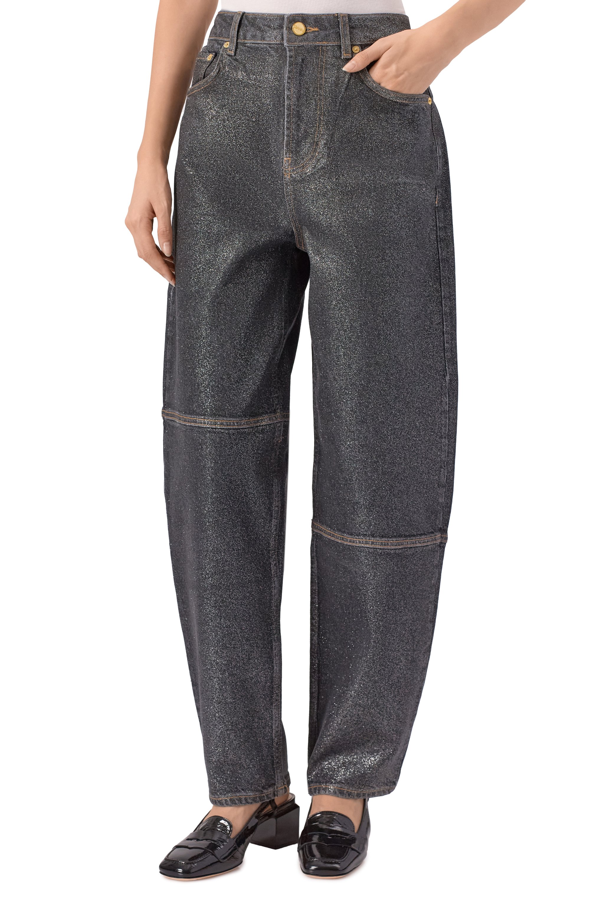 Джинсы GANNI, арт. J1803, фото 3