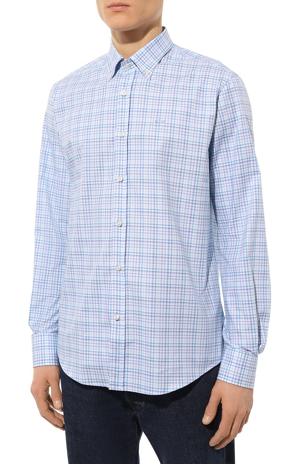 Хлопковая рубашка PAUL&SHARK, арт. 23413168J, фото 3