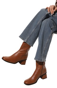 Кожаные ботильоны NUDE OF SCANDINAVIA, арт. 0LI020/SAVANA/CU0I0, фото 3