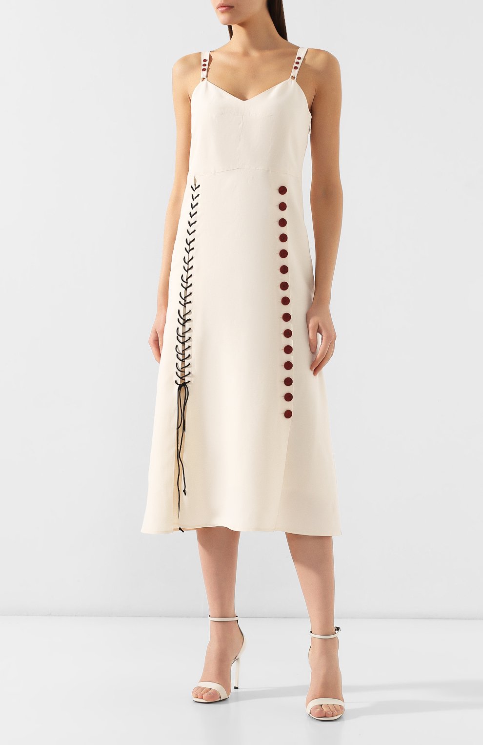 Платье из смеси вискозы и льна BY MALENE BIRGER, арт. Q66371002/DRE1001S91, фото 3