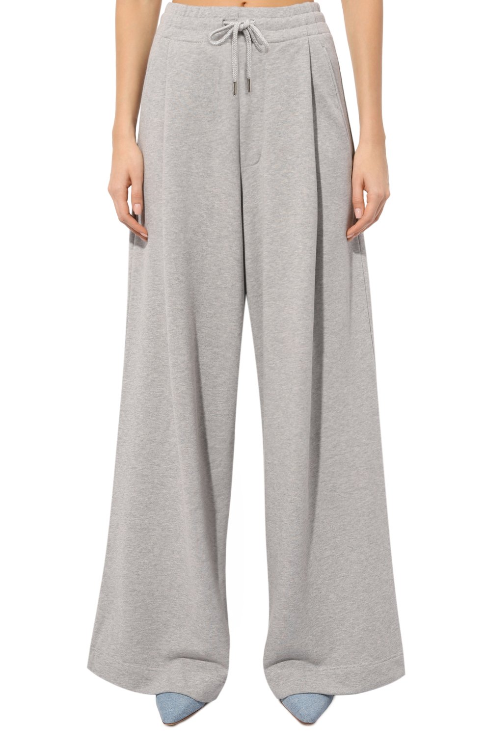 Хлопковые брюки DRIES VAN NOTEN серого цвета по цене 49600 руб., арт. 242-011152-9610, фото 3 Хлопковые брюки DRIES VAN NOTEN, арт. 242-011152-9610, фото 3