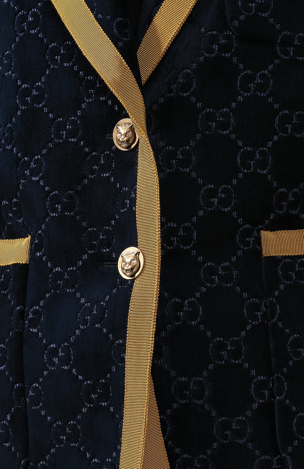 Жакет с контрастной отделкой и карманами GUCCI, арт. 523252/ZKV02, фото 5