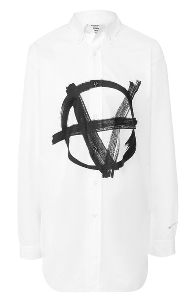 Женская хлопковая рубашка VETEMENTS, арт. UAH20SH700/W