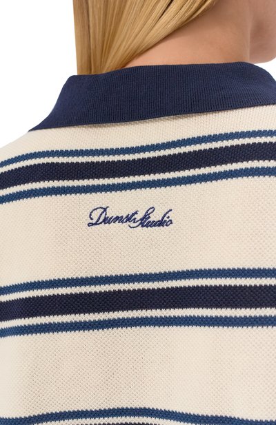 Хлопковое поло DUNST, арт. UDSW6B122CR, фото 5