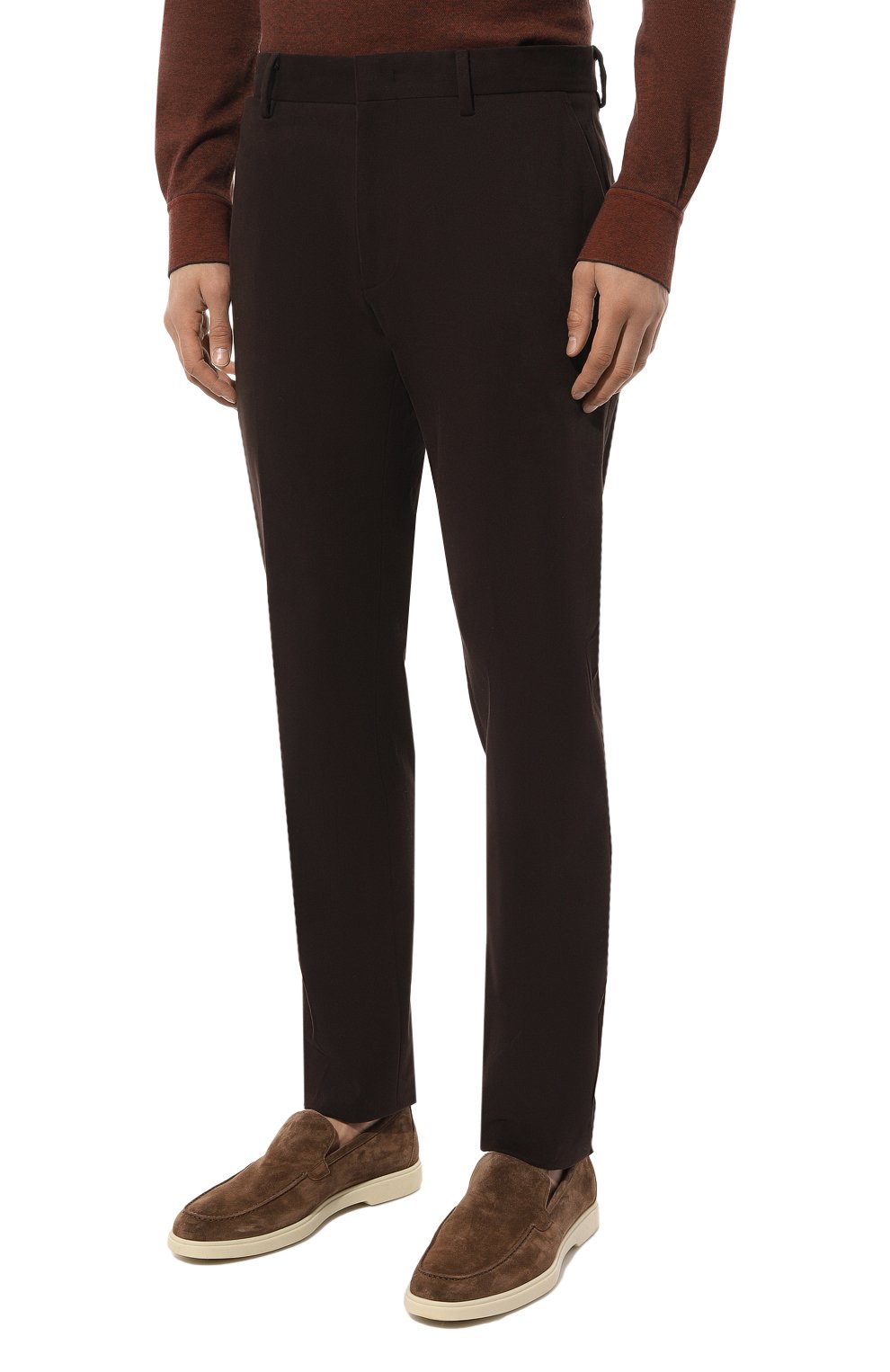 Хлопковые брюки ZEGNA, арт. UCI14A6/TR14, фото 3