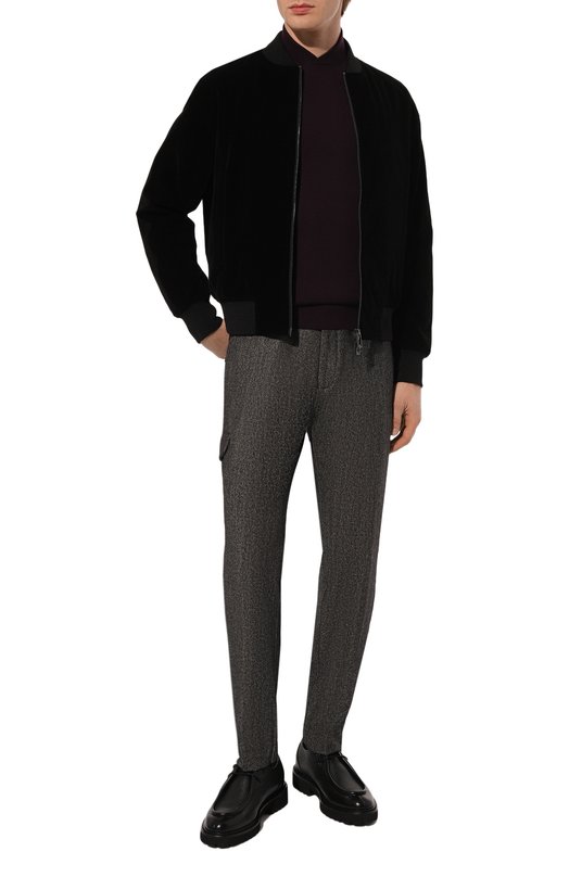 Утепленный бомбер Emporio Armani 6D1BF3/1NUXZ Чёрный  6D1BF3/1NUXZ Фото 2