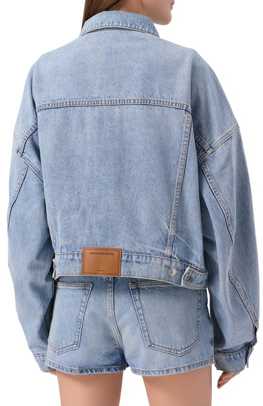 Джинсовая куртка Alexander Wang 4DC3252777 Голубой  4DC3252777 Фото 4