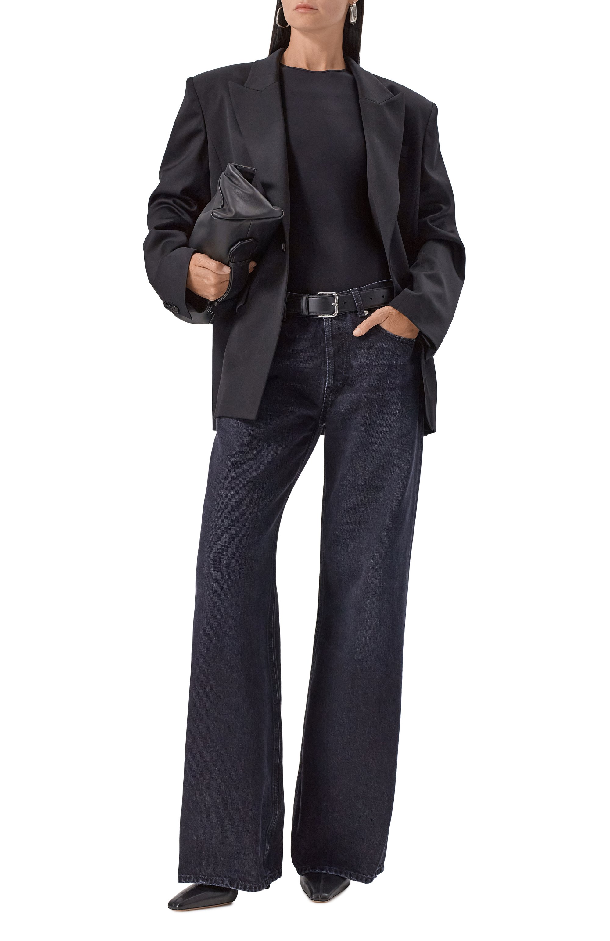 Джинсы ARMARIUM черного цвета по цене 73350 руб., арт. ARMFWP015/DE01, фото 2 Джинсы ARMARIUM, арт. ARMFWP015/DE01, фото 2