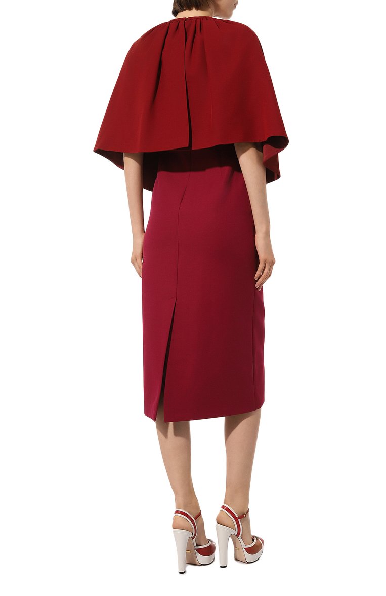 Платье из шелка и шерсти GUCCI, арт. 595251 ZHM88, фото 1