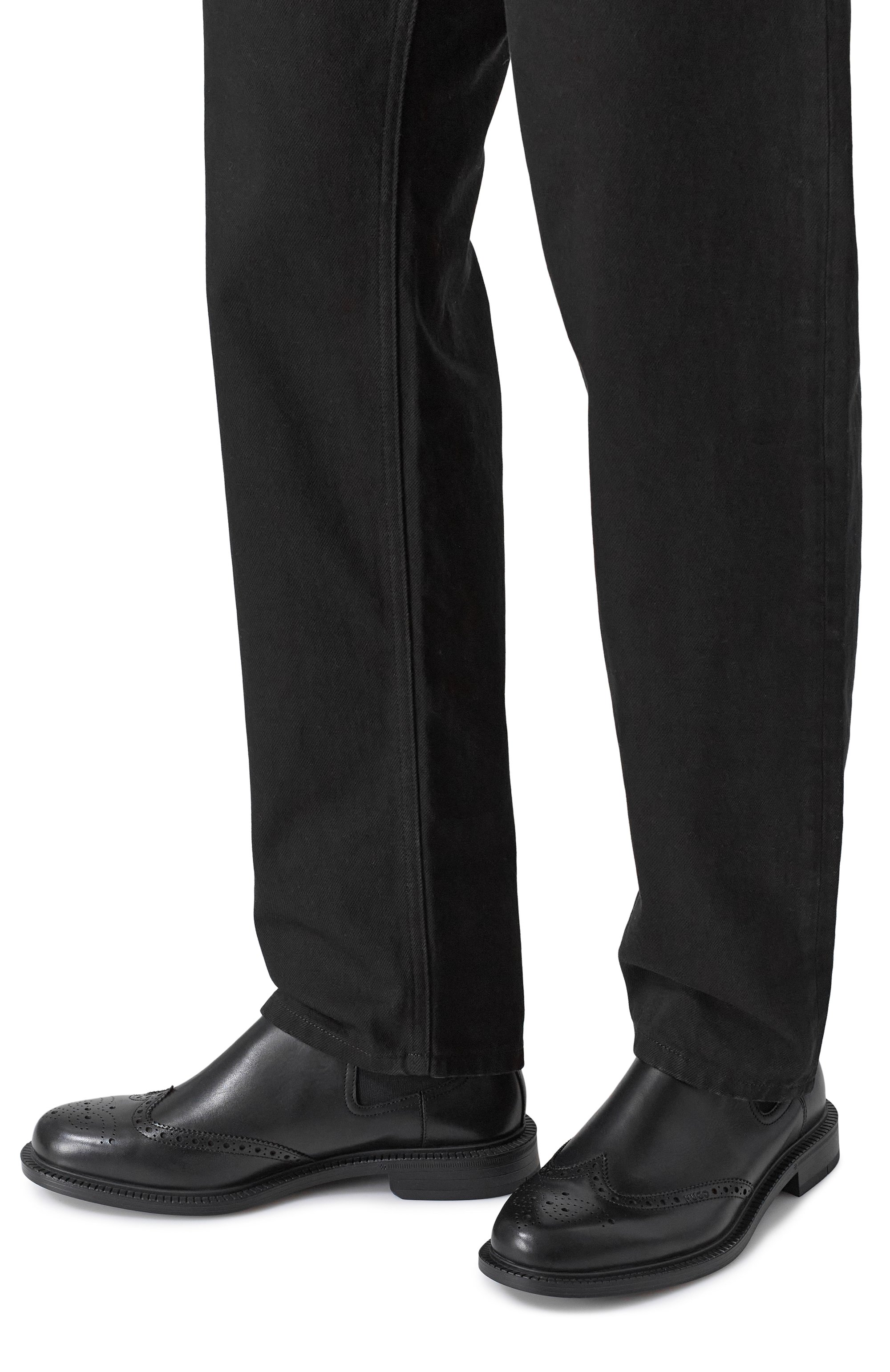 Кожаные челси lysander HUGO, арт. 50552617, фото 3