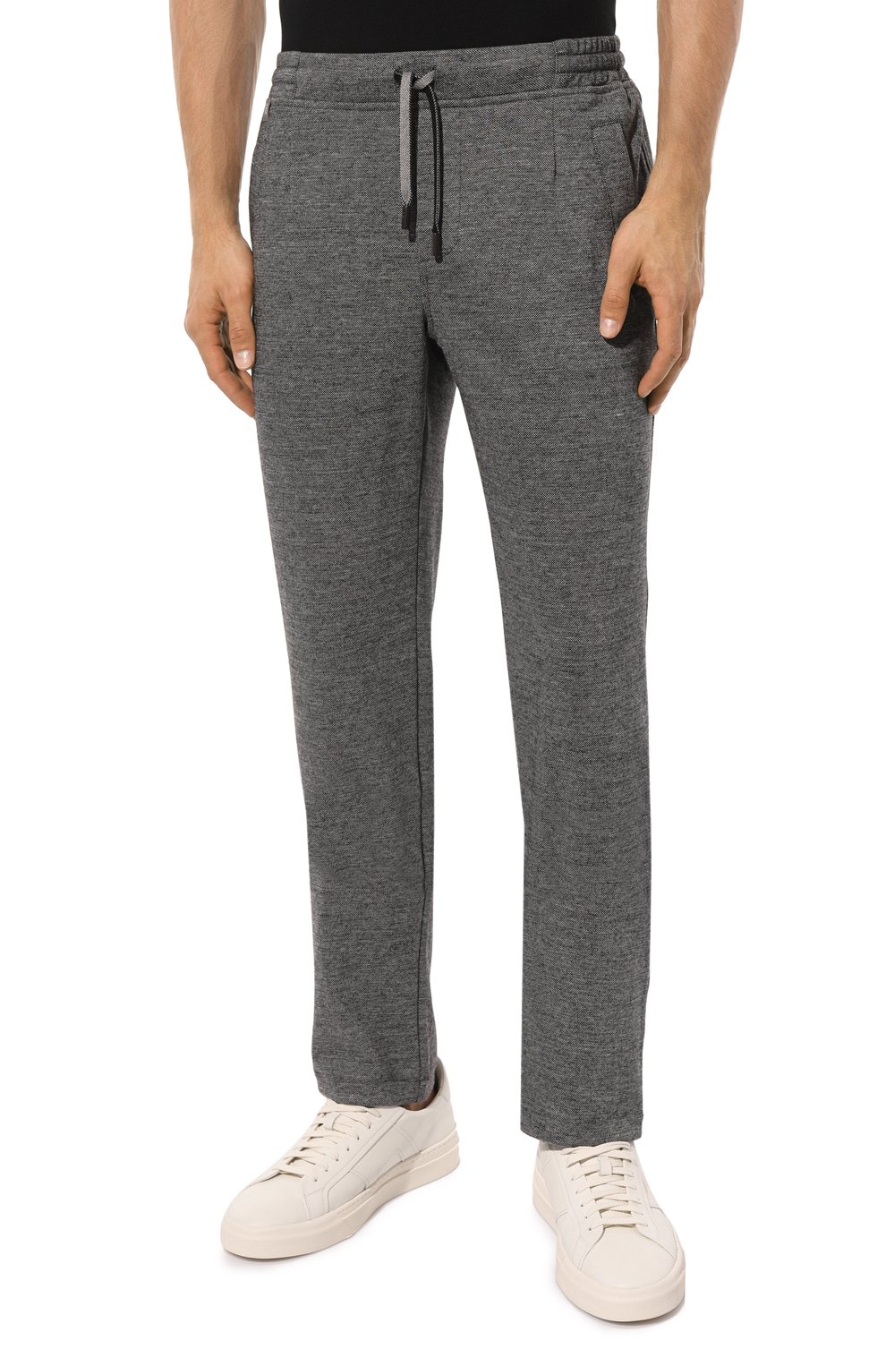 Брюки из хлопка и шерсти CAPOBIANCO, арт. MPAN.DB00., фото 3