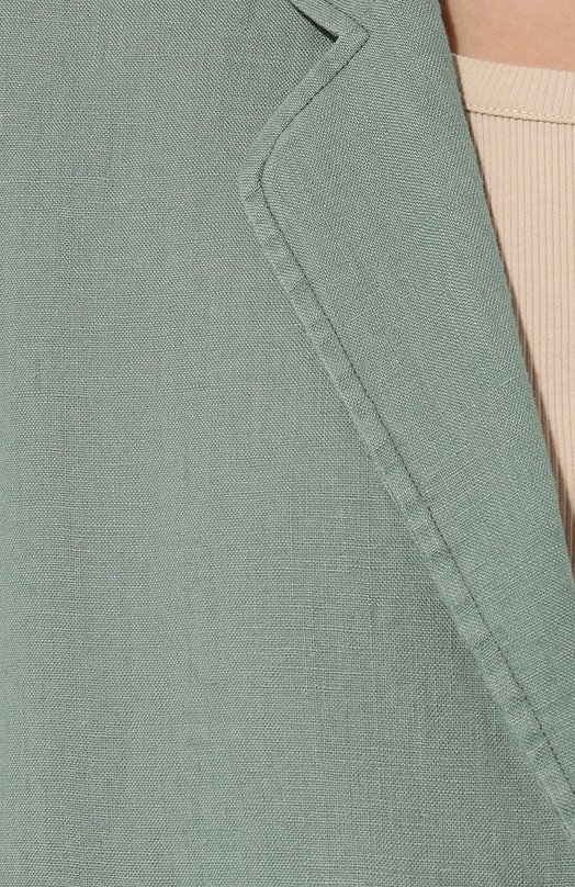 Льняной жакет Denimist Зелёный, фото 5