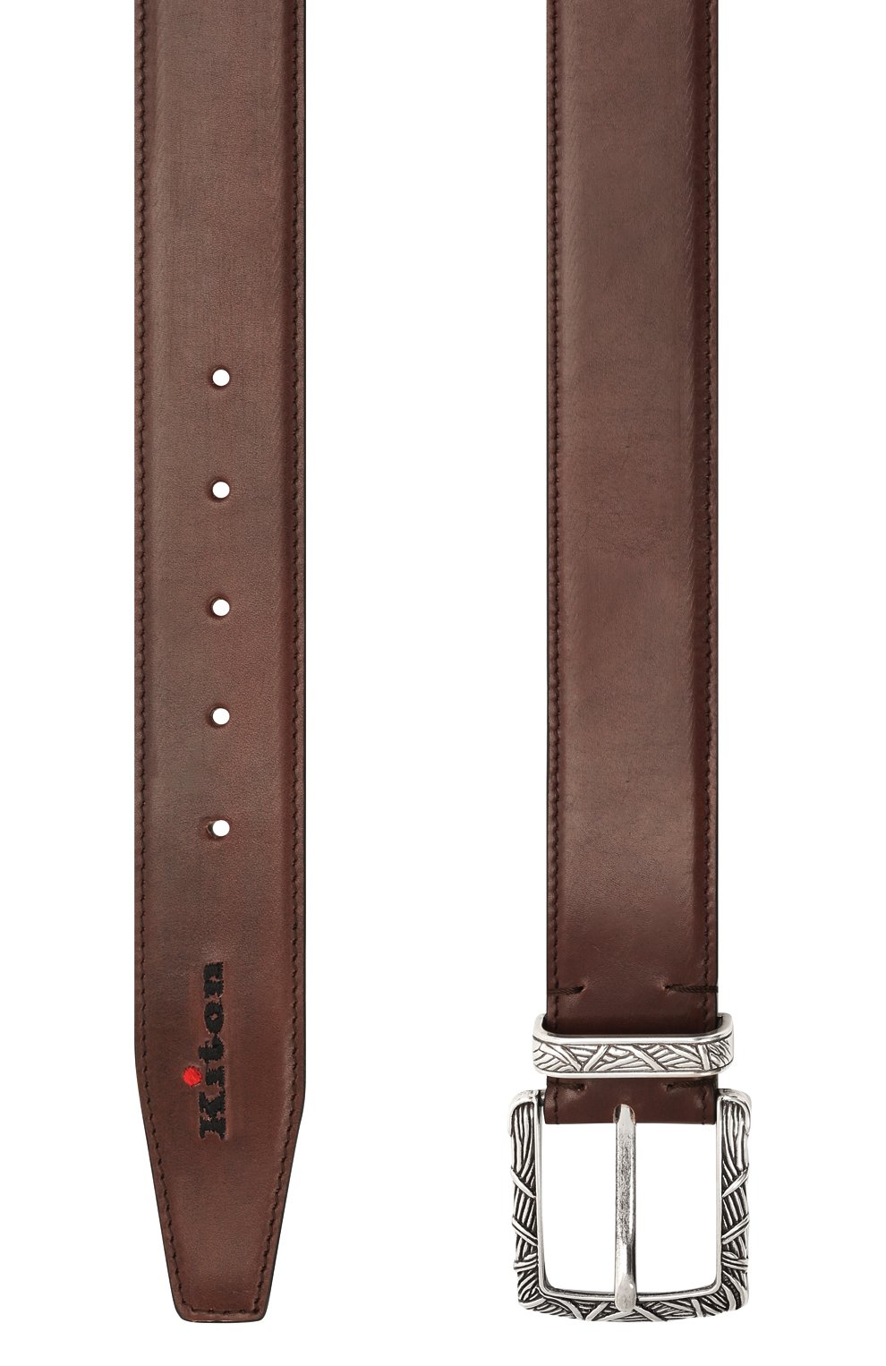 Кожаный ремень KITON, арт. USC21PN00100, фото 2