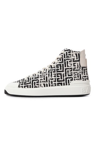 Текстильные кеды b-court BALMAIN, арт. XM0VG290TCLM, фото 4