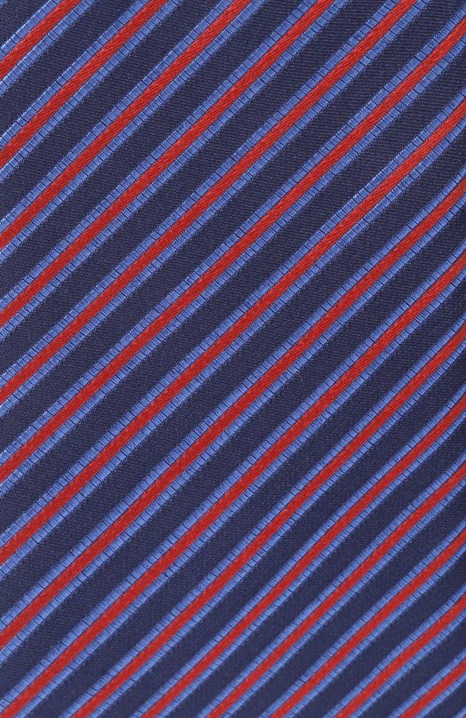 Галстук из шелка и хлопка Giorgio Armani GM000800/TE20409 Синий  GM000800/TE20409 Фото 4