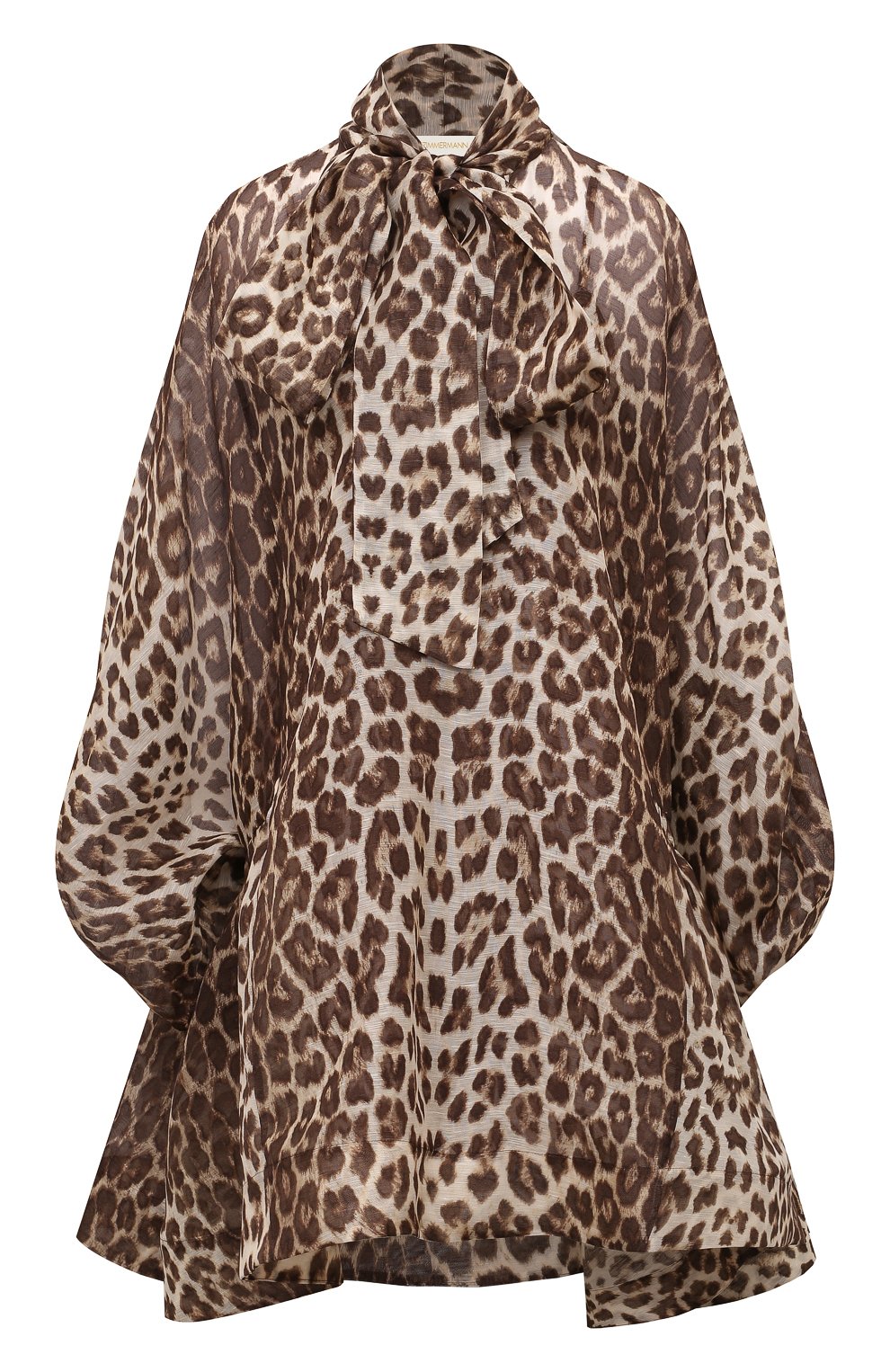 Платье изо льна и шелка ZIMMERMANN, арт. 1404DF241, фото 1