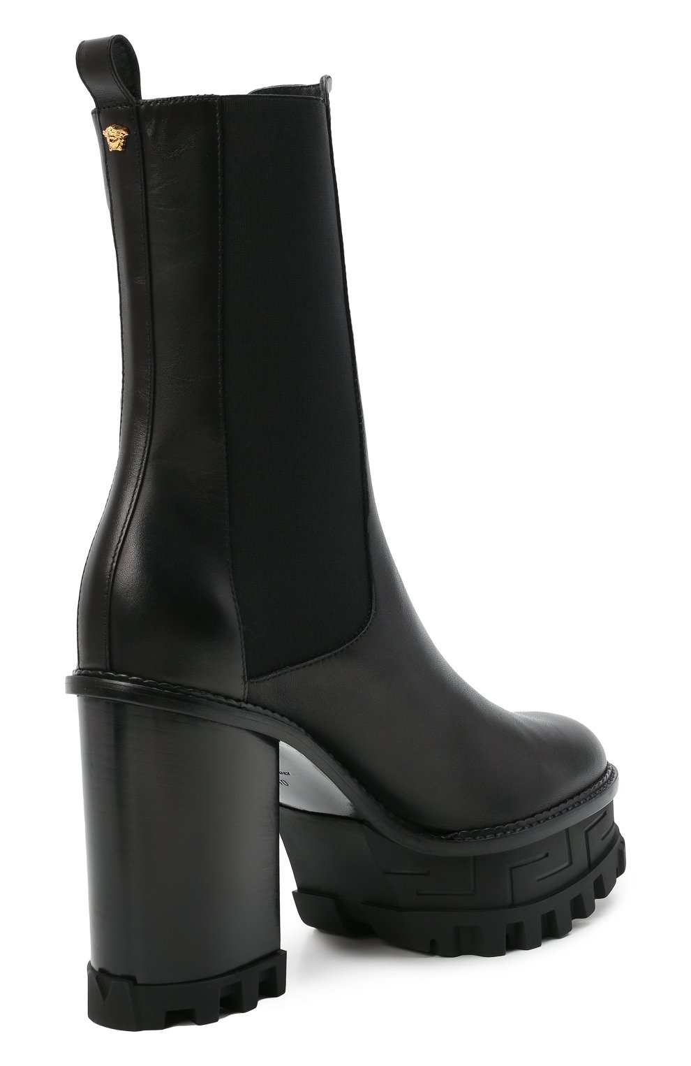 Кожаные ботильоны greca labyrinth VERSACE, арт. DST420Q/DVTA3, фото 4