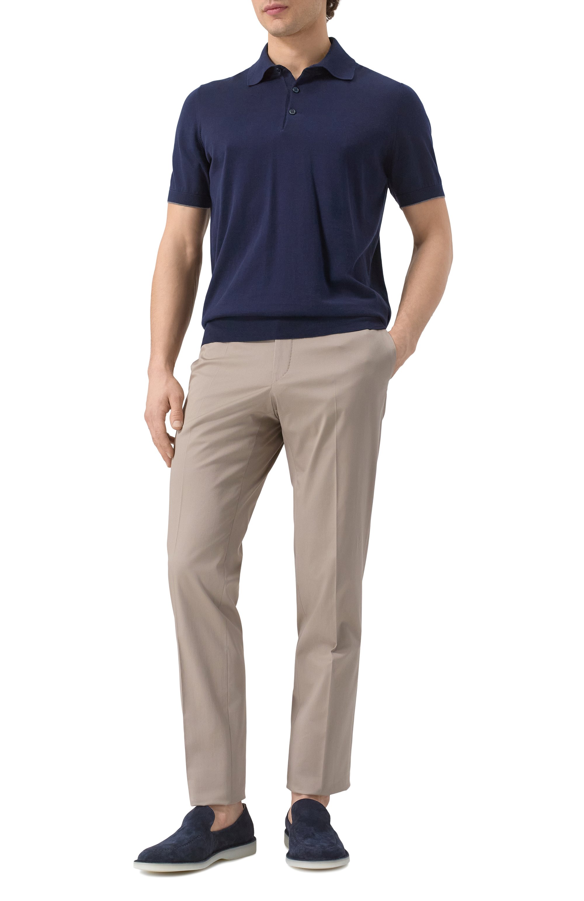 Хлопковые брюки CORNELIANI, арт. 254B01-2514517, фото 2