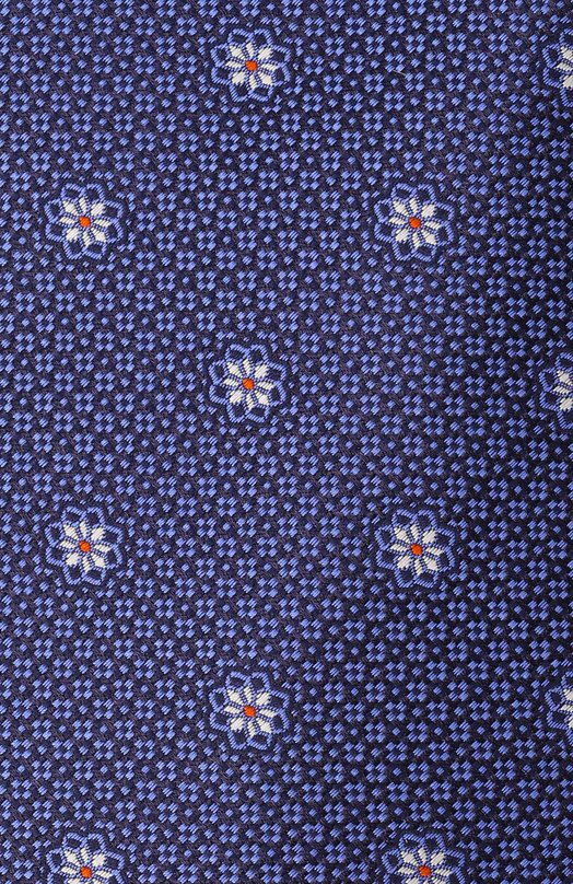 Шелковый галстук Canali 18/HJ04492 Синий  18/HJ04492 Фото 4