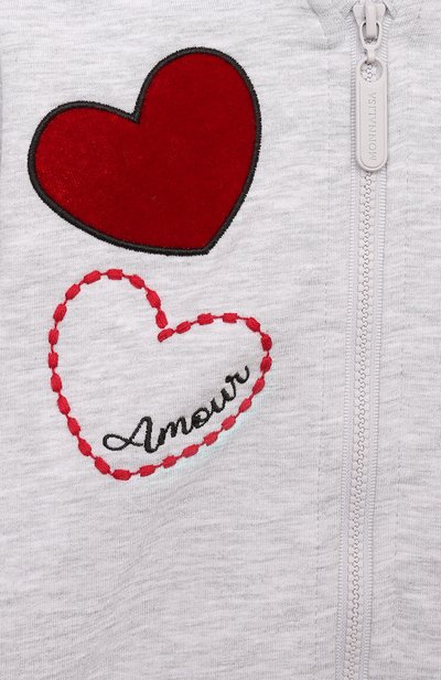 Хлопковая толстовка MONNALISA, арт. 39D804., фото 3