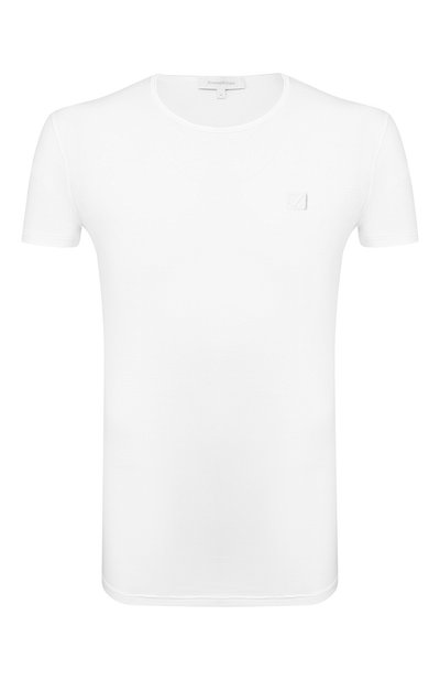 Мужская хлопковая футболка с круглым вырезом ZEGNA, арт. N2M200010