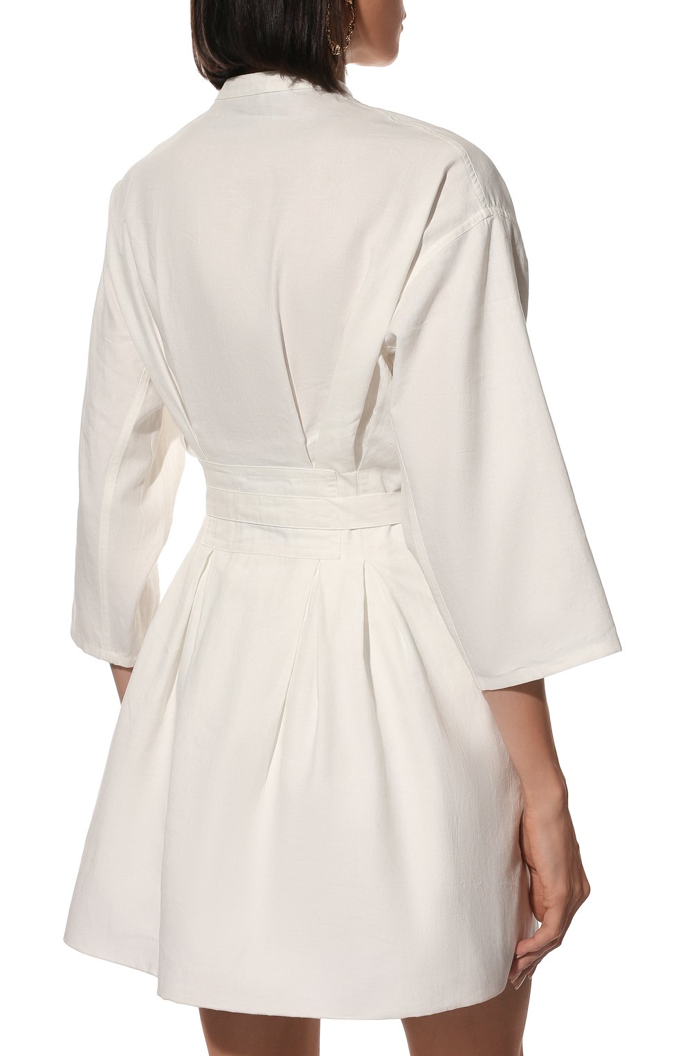 Платье изо льна и хлопка LOEWE, арт. S616Y09X13, фото 4