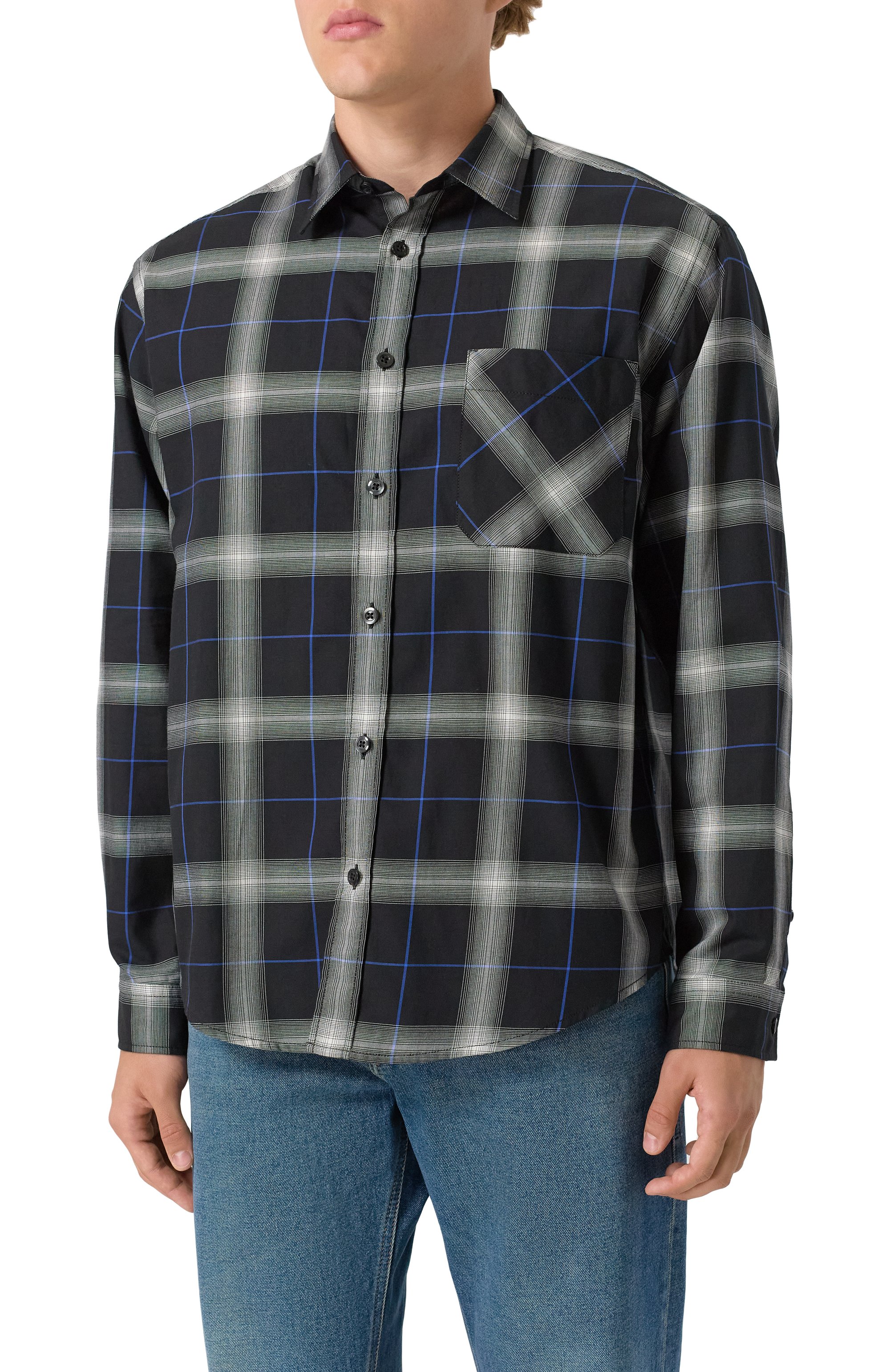 Хлопковая рубашка HUGO BLUE, арт. 50545254, фото 3