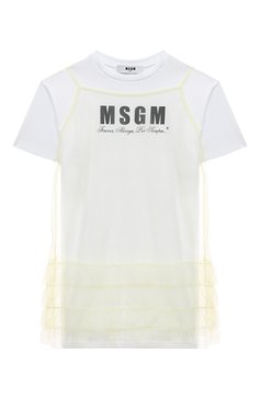 Хлопковое платье MSGM KIDS, арт. S4MSJGDR125, фото 1