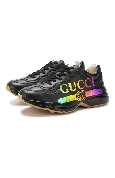 Кожаные кроссовки rhyton GUCCI, арт. 553608/DRW00, фото 1